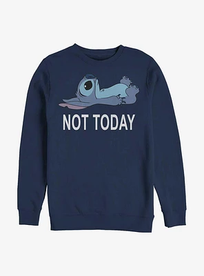 Disney Lilo & Stitch Not Today Crew Sweatshirt