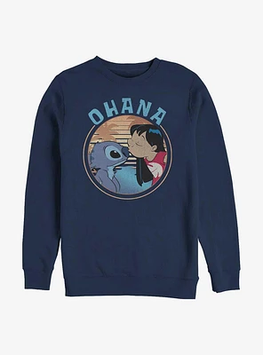 Disney Lilo & Stitch Ohana Frame Crew Sweatshirt