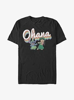 Disney Lilo & Stitch Rainbow Ohana T-Shirt