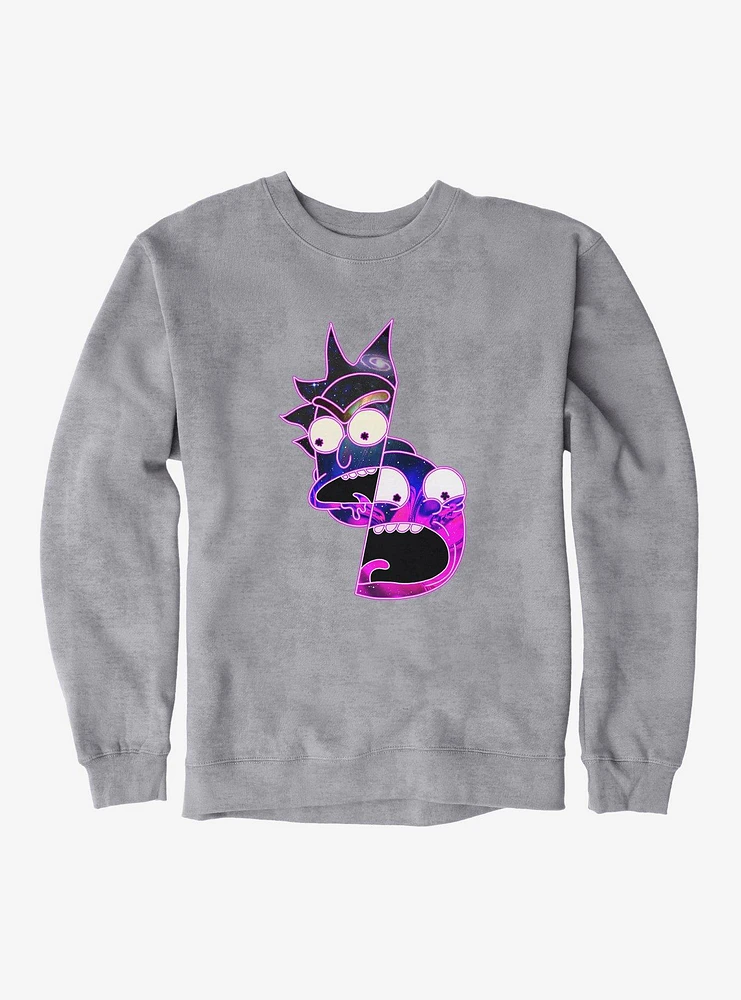 Rick And Morty Split Scream Sweatshirt