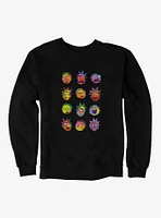 Rick And Morty The Many Faces Sweatshirt