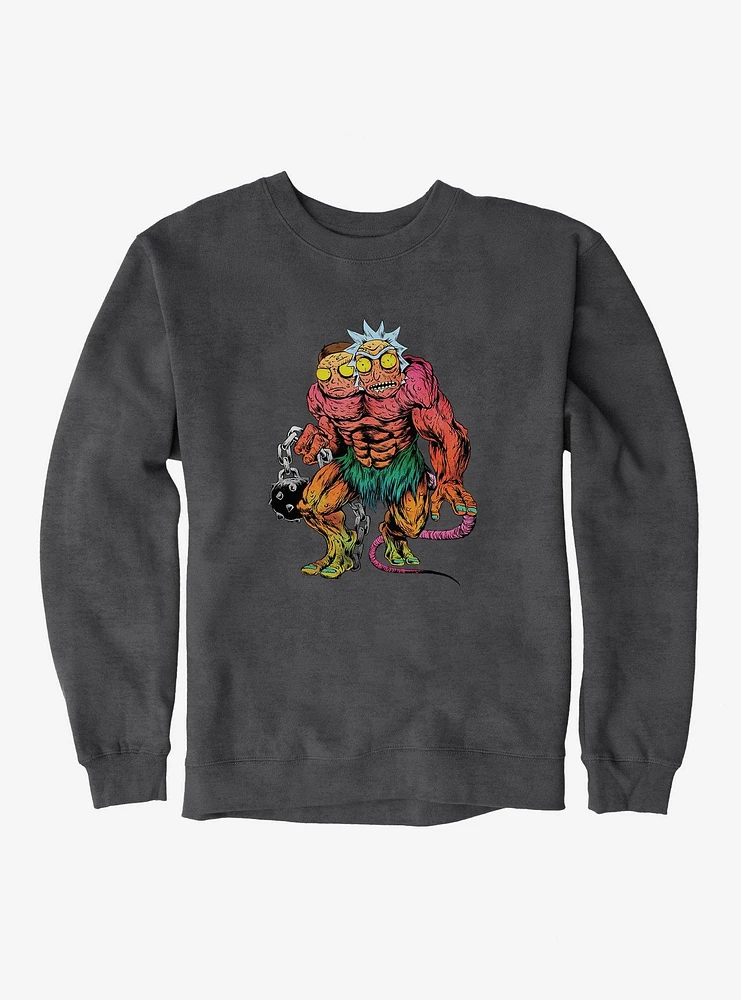 Rick And Morty Two Headed Beast Sweatshirt