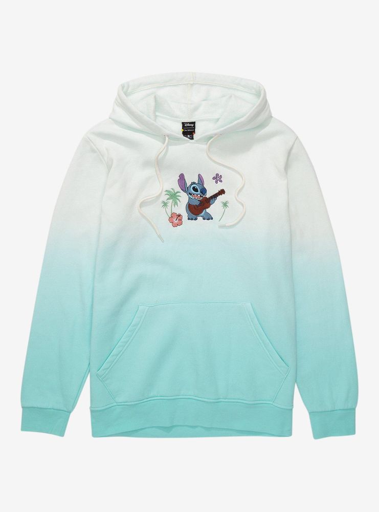 Disney Lilo & Stitch Hawaiian Roller Coaster Ride Ombre Hoodie - BoxLunch Exclusive