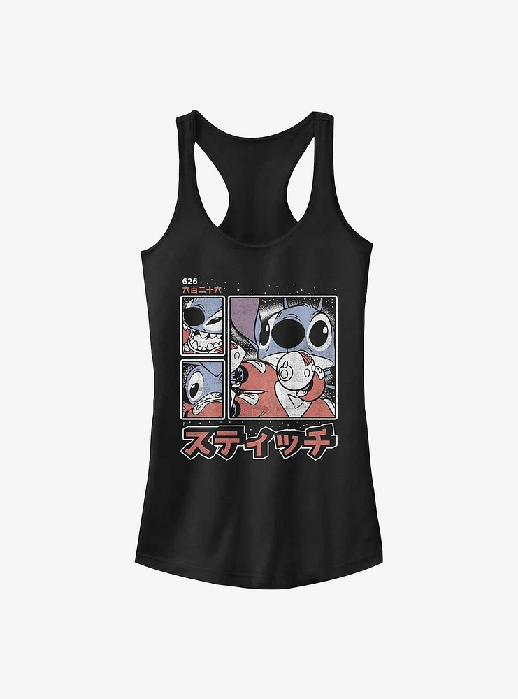 Disney Lilo & Stitch Japanese Text Girls Tank