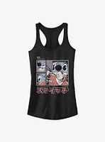 Disney Lilo & Stitch Japanese Text Girls Tank