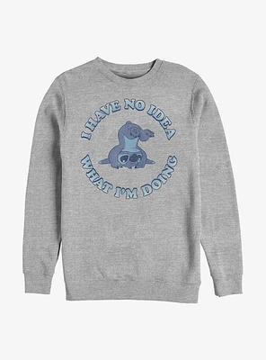 Disney Lilo & Stitch No Idea Crew Sweatshirt