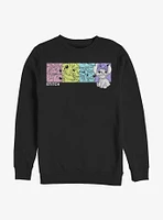 Disney Lilo & Stitch Colorful Stitches Crew Sweatshirt