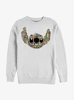 Disney Lilo & Stitch Floral Crew Sweatshirt