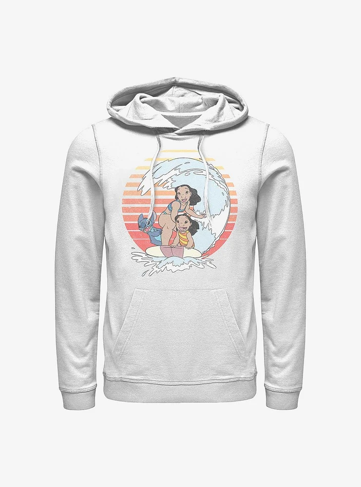 Disney Lilo & Stitch Family Surfing Hoodie