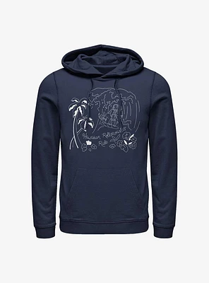 Disney Lilo & Stitch Hawaiian Rollercoaster Ride Hoodie