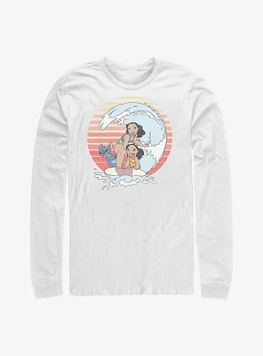 Disney Lilo & Stitch Family Surfing Long-Sleeve T-Shirt
