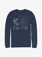 Disney Lilo & Stitch Hawaiian Rollercoaster Ride Long-Sleeve T-Shirt