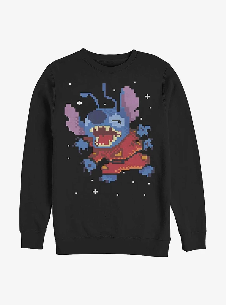 Disney Lilo & Stitch Pixel Crew Sweatshirt