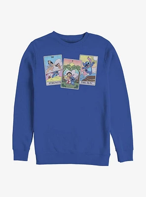 Disney Lilo & Stitch Tarot Cards Crew Sweatshirt