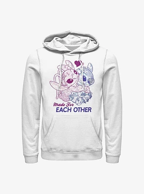 Disney Lilo & Stitch Made For Eachother Hoodie