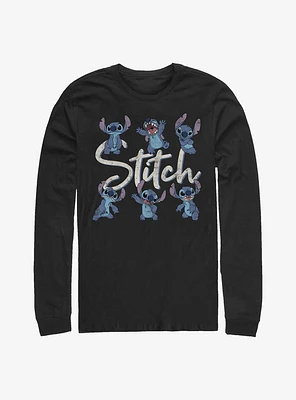 Disney Lilo & Stitch Poses Long-Sleeve T-Shirt