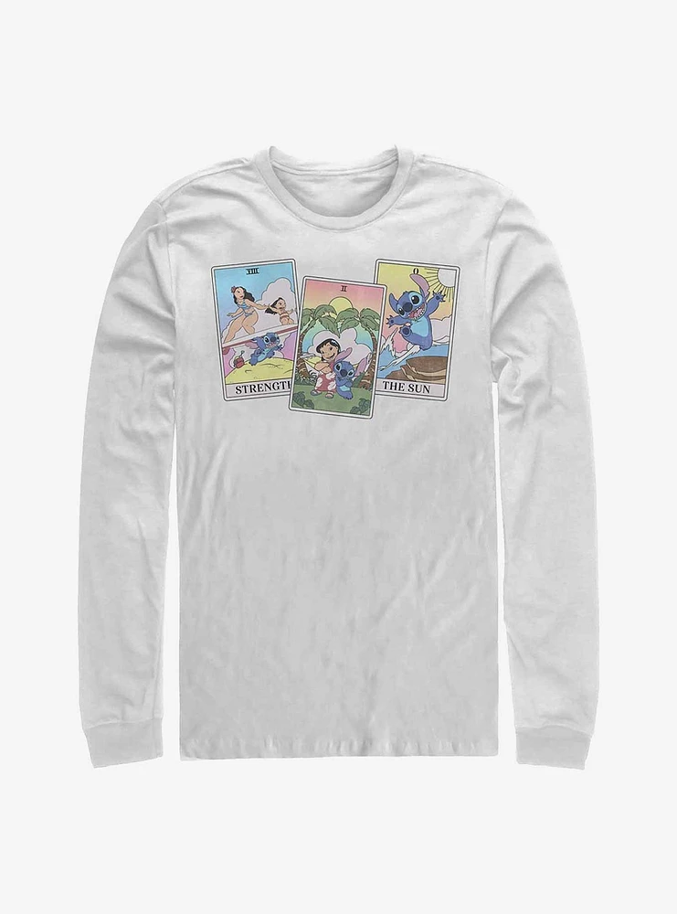 Disney Lilo & Stitch Tarot Cards Long-Sleeve T-Shirt