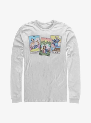Disney Lilo & Stitch Tarot Cards Long-Sleeve T-Shirt