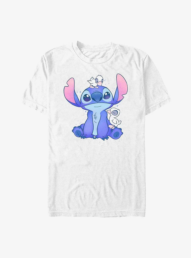 Disney Lilo & Stitch Cute Ducks T-Shirt