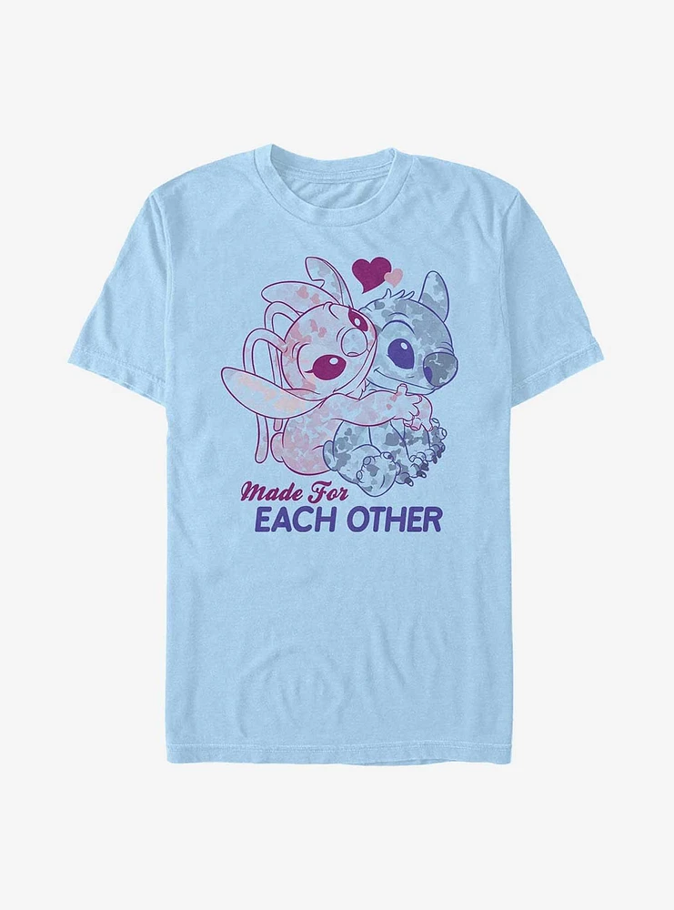 Disney Lilo & Stitch Made For Eachother T-Shirt