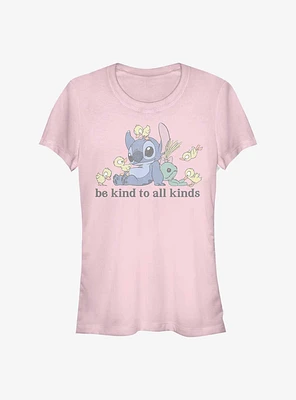 Disney Lilo & Stitch Be Kind To All Kinds Girls T-Shirt
