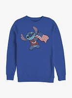 Disney Lilo & Stitch Tropic Flag Crew Sweatshirt