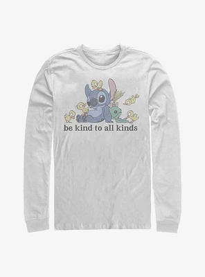 Disney Lilo & Stitch Be Kind To All Kinds Long-Sleeve T-Shirt