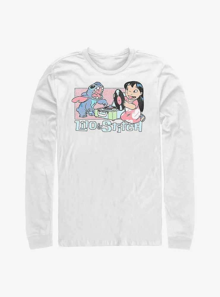 Disney Lilo & Stitch Duo Records Long-Sleeve T-Shirt