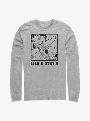 Disney Lilo & Stitch Photo Shot Snap Long-Sleeve T-Shirt
