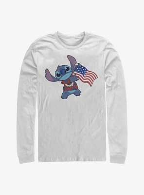 Disney Lilo & Stitch Tropic Flag Long-Sleeve T-Shirt