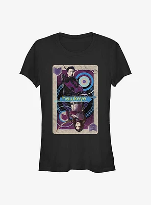 Marvel Hawkeye Team Cards Girls T-Shirt