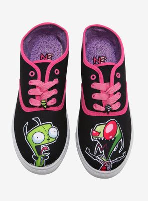 Invader Zim & GIR Bestie Lace-Up Canvas Sneakers