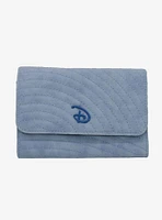 Disney Signature D Sky Blue Foldover Wallet