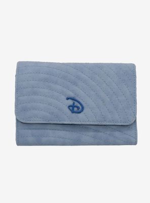 Disney Signature D Sky Blue Foldover Wallet