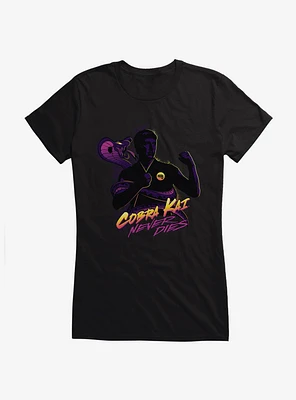 Cobra Kai Never Dies Fist Girls T-Shirt