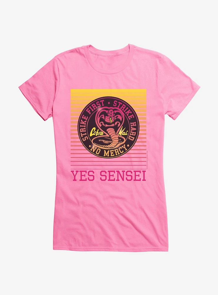 Cobra Kai Yes Sensei Girls T-Shirt