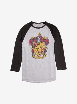 Harry Potter Gryffindor School Uniform Emblem Raglan