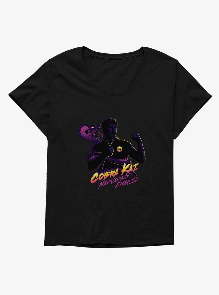 Cobra Kai Never Dies Fist Girls T-Shirt Plus