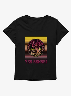 Cobra Kai Yes Sensei Girls T-Shirt Plus