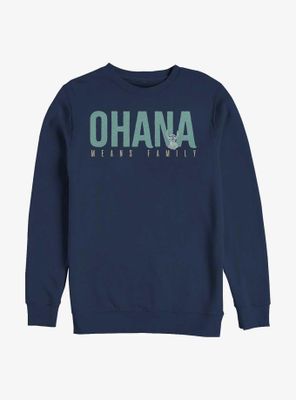 Disney Lilo & Stitch Ohana Bold Sweatshirt
