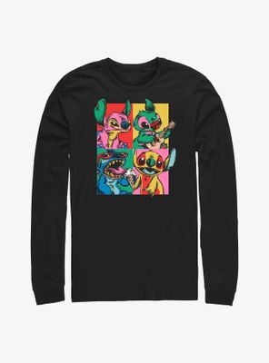Disney Lilo & Stitch Grunge Long-Sleeve T-Shirt