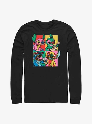 Disney Lilo & Stitch Grunge Long-Sleeve T-Shirt