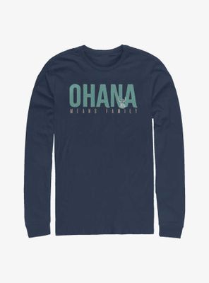 Disney Lilo & Stitch Ohana Bold Long-Sleeve T-Shirt