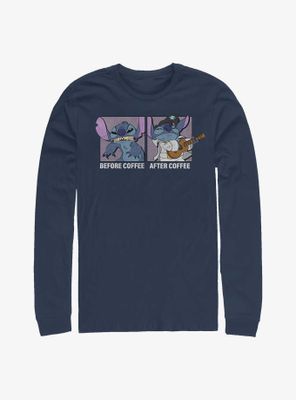 Disney Lilo & Stitch Coffee Long-Sleeve T-Shirt