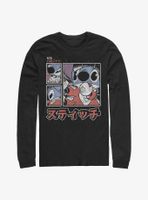 Disney Lilo & Stitch Kanji Long-Sleeve T-Shirt