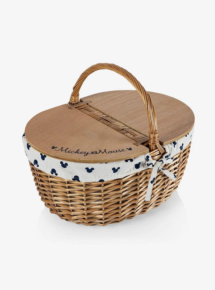 Disney Mickey Mouse Classic Mickey Silhouette Country Picnic Basket