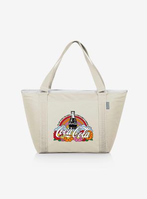 Coke Unity Topanga Cooler Floral Tote Bag Sand