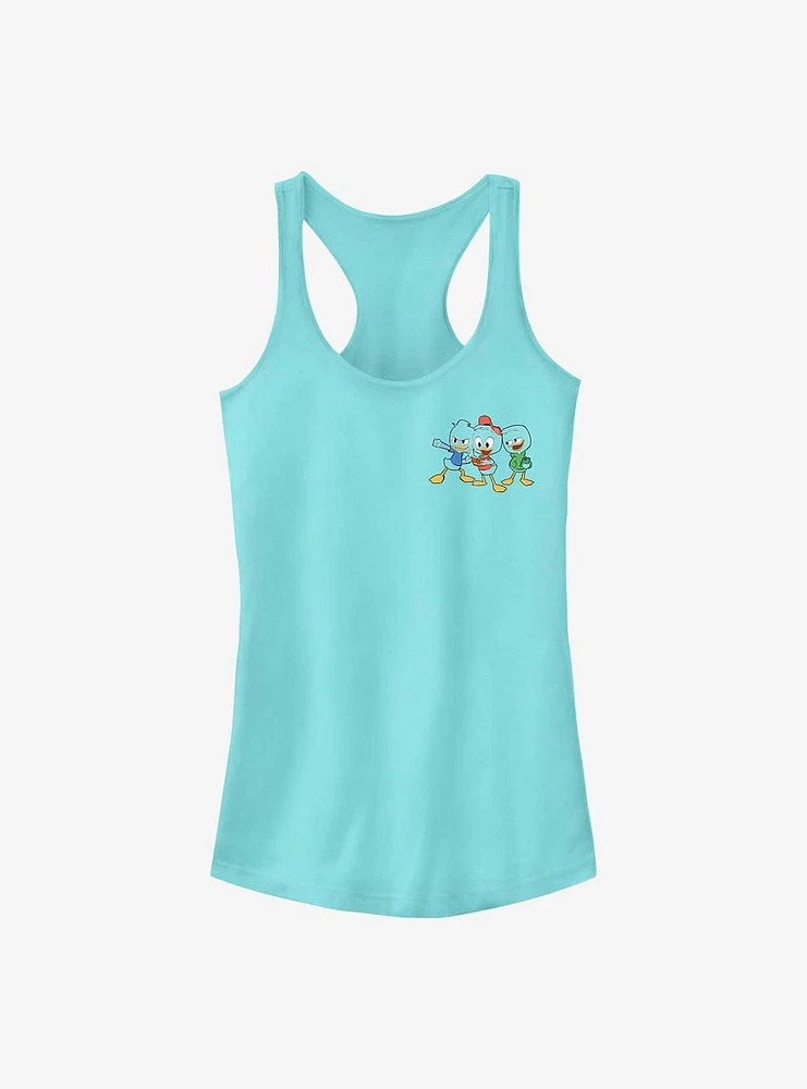 Disney Ducktales Ducktriplet Pocket Girls Tank