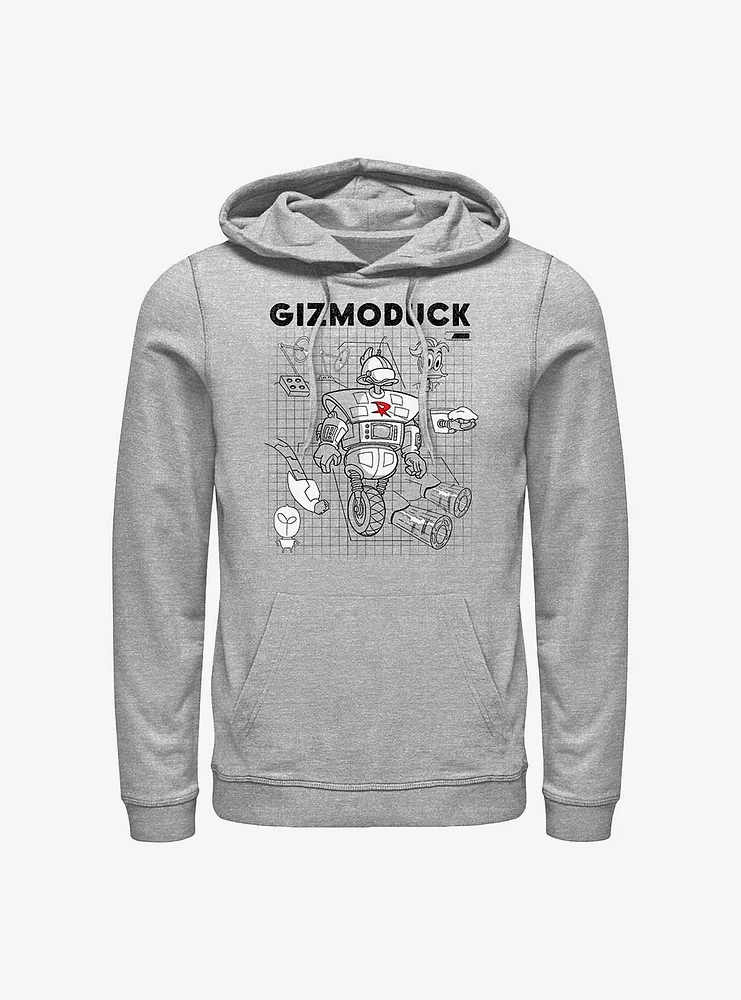 Disney Ducktales Gizomoduck Schematic Hoodie