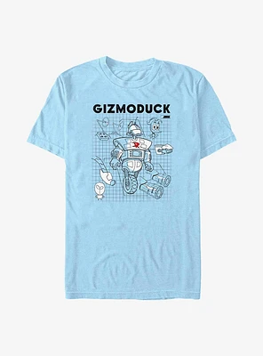 Disney Ducktales Gizomoduck Schematic T-Shirt